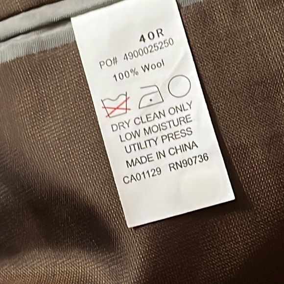 Michael Kors dark gray suit jacket 40R - Picture 5 of 6